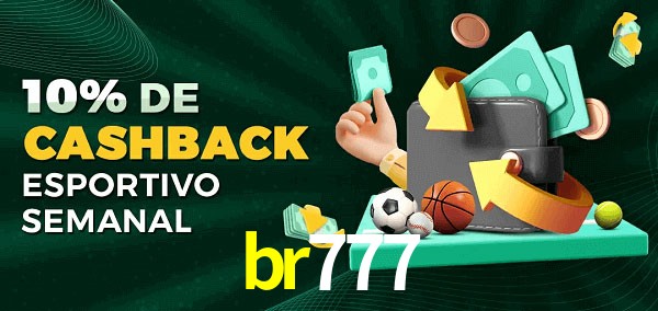 10% de bônus de cashback na br777